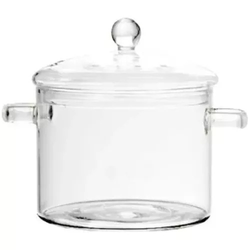 OLLA DE VIDRIO CON TAPA PARA SOPA